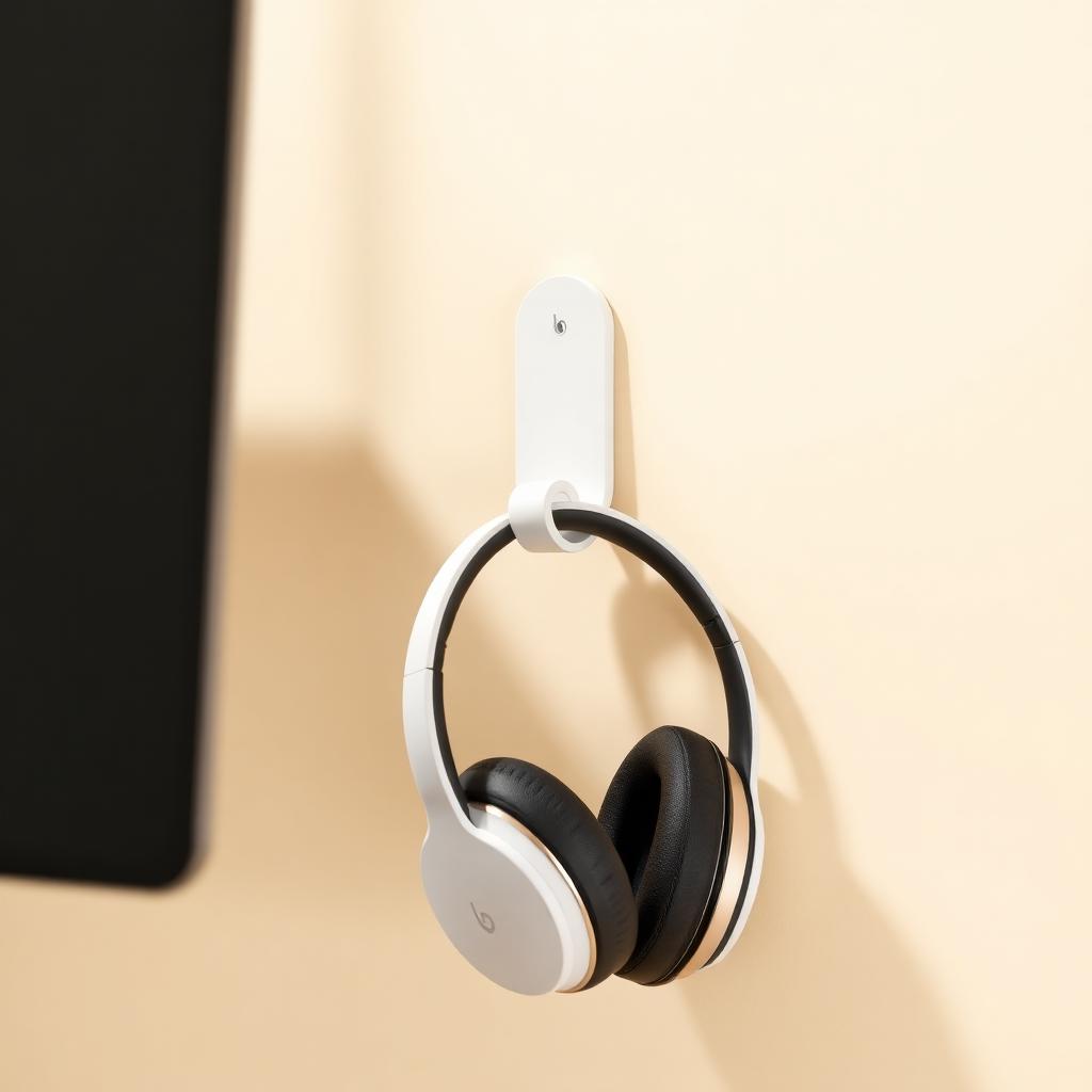 Headset-houder onder bureau